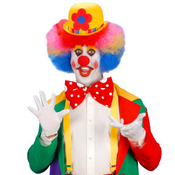 Biele pánske rukavice XL